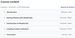Learn To Build Trading Indicators for NinjaTrader