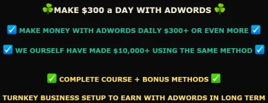 ☘️MAKE $300 a DAY WITH ADWORDS ☘️ ☑️ MAKE MONEY WITH ADWORDS DAILY $300+ OR EVEN MORE ☑️ ☑️ WE OUR