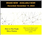 Dr.Stoxx - HOW TO DAY-TRADE MICRO EMINIS 4 Complete Trading Systems