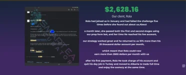 The best robot in the world has passed over 1750 prop accounts.