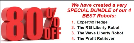 Expert4x - SPECIAL BUNDLE of our 4 BEST Robots (mt4+mt5)