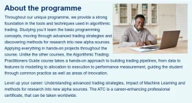 Algorithmic Trading Certificate (ATC): A Practitioner’s Guide