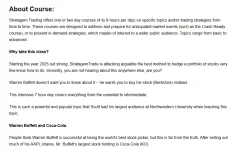 StratagemTrade – ViPars 2022 Mini Course + Portfolio Hedging 2025