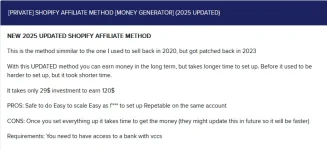 NEW 2025 UPDATED SHOPIFY AFFILIATE METHOD